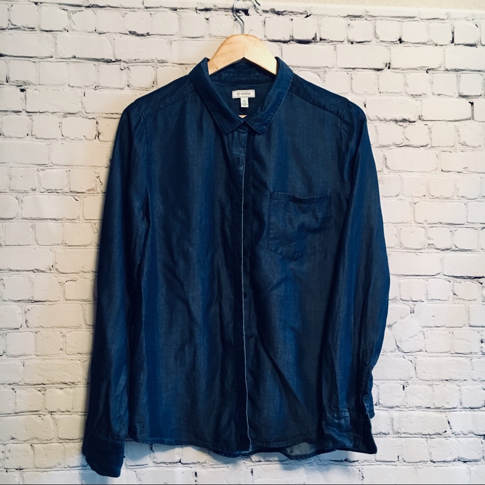 Susina chambray blouse
